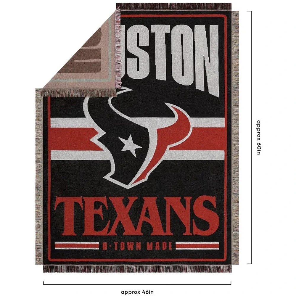 FOCO Houston Texans NFL Team Logo Woven Tapestry - 46